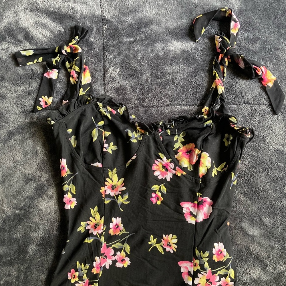 Floral Forever 21 Bodysuit